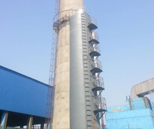 Chemical plant desulfurization tower