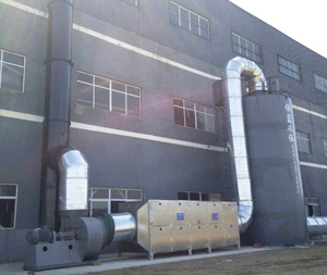Oil fume and waste gas treatment