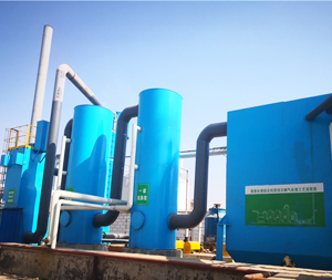 Solid waste flue gas treatment equipment