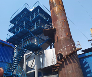 Denitrification equipment in steel plant