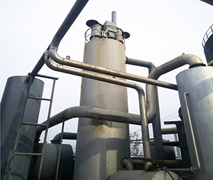 Waste gas treatment equipment for petroleum products